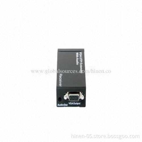 VGA UTP Extender 1X1 Splitter with Audio, Supports Resolution up to 1920x1200